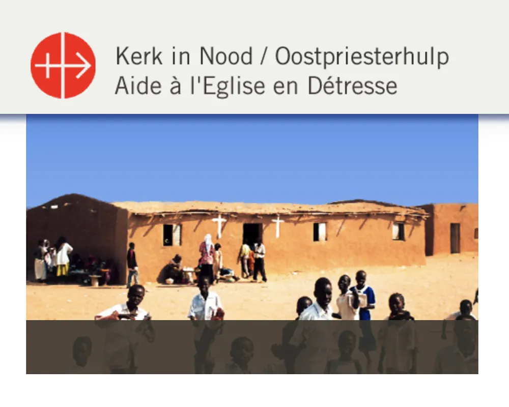 Dhover portfolio :: website Kerk in Nood