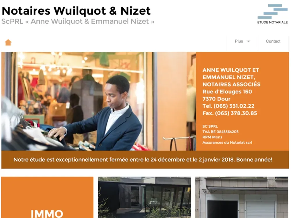 Dhover portfolio :: SVEN notaris kantoor website