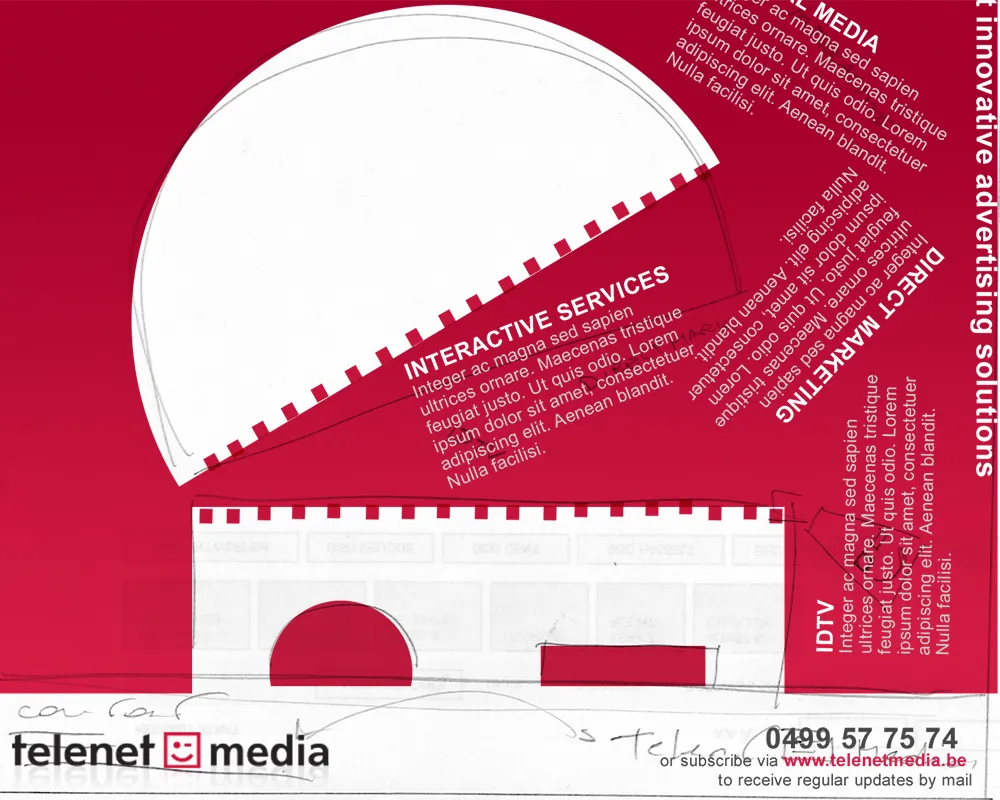 Dhover portfolio :: advertentie Telenet Media
