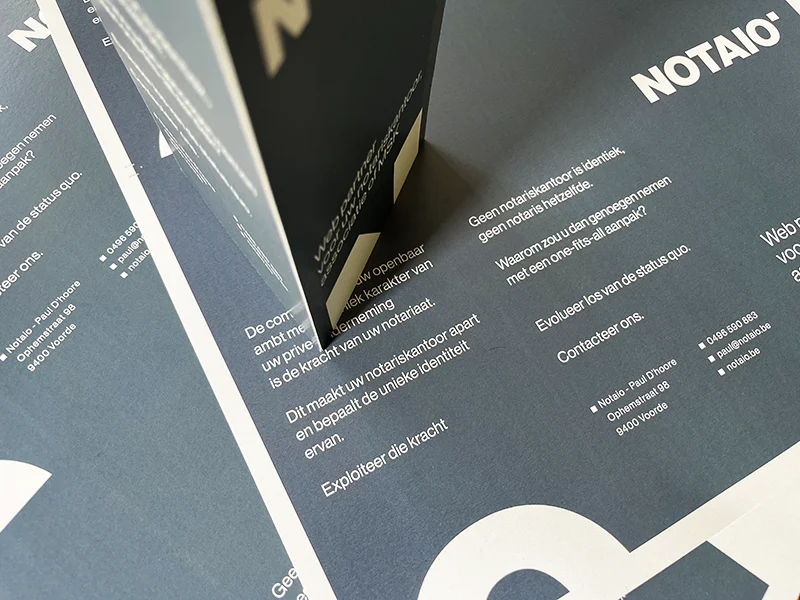 Dhover portfolio :: Branding en website Notaio