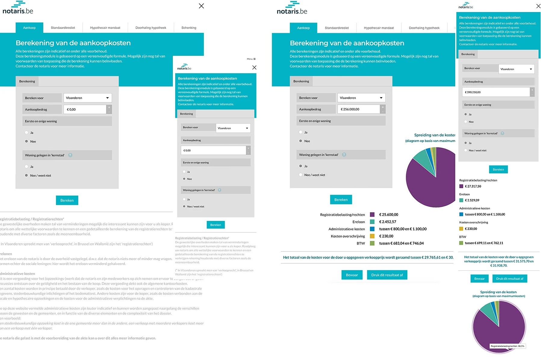 Rekenmodules notaris.be 4de generatie - DHOVER