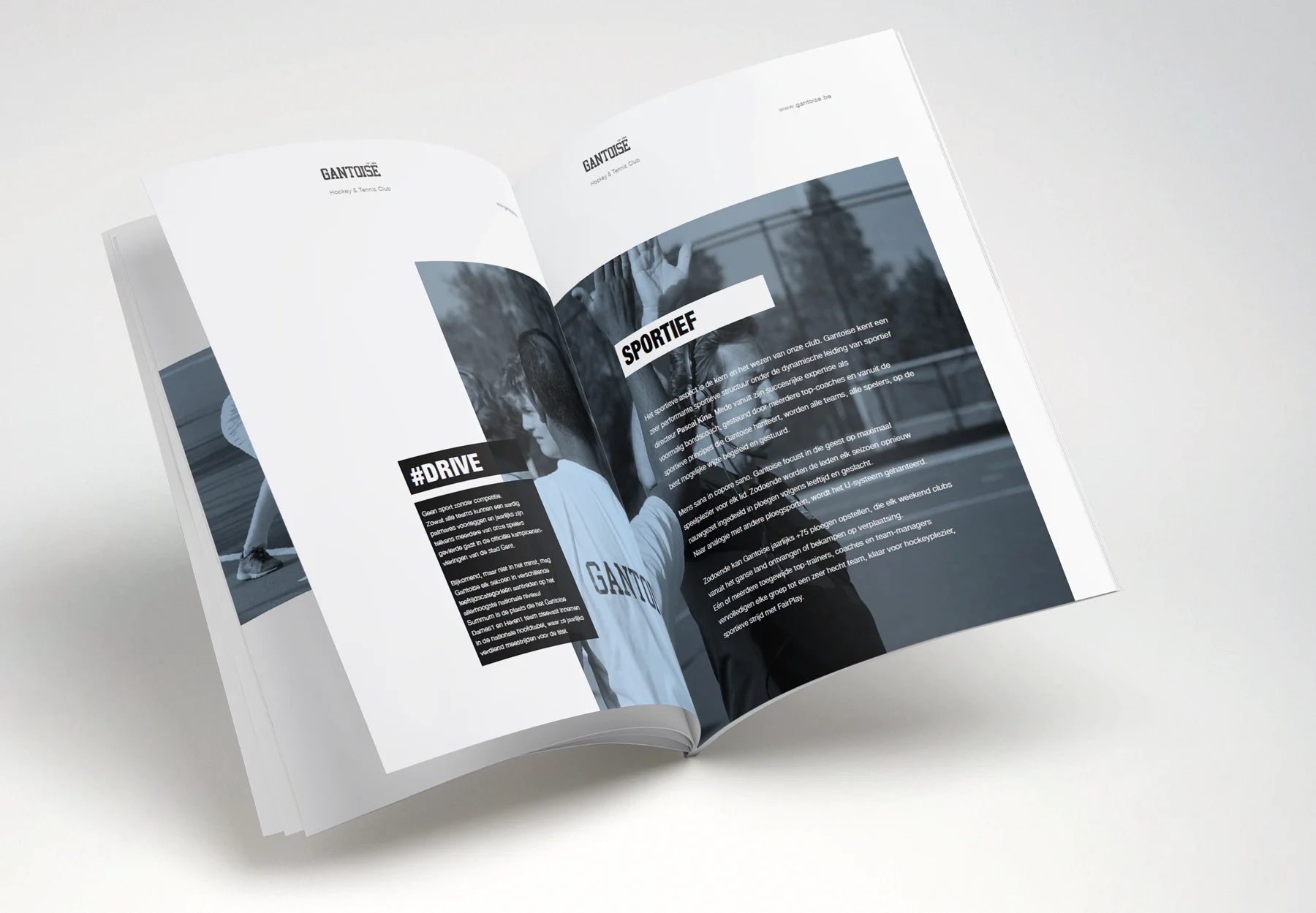 Dhover portfolio :: Gantoise sponsoring brochure