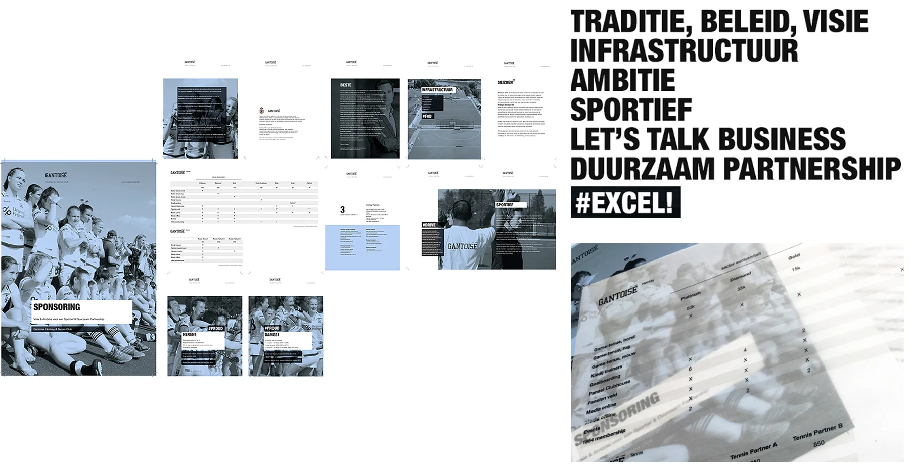 Dhover portfolio :: Gantoise sponsoring folder - ontwerp en productie